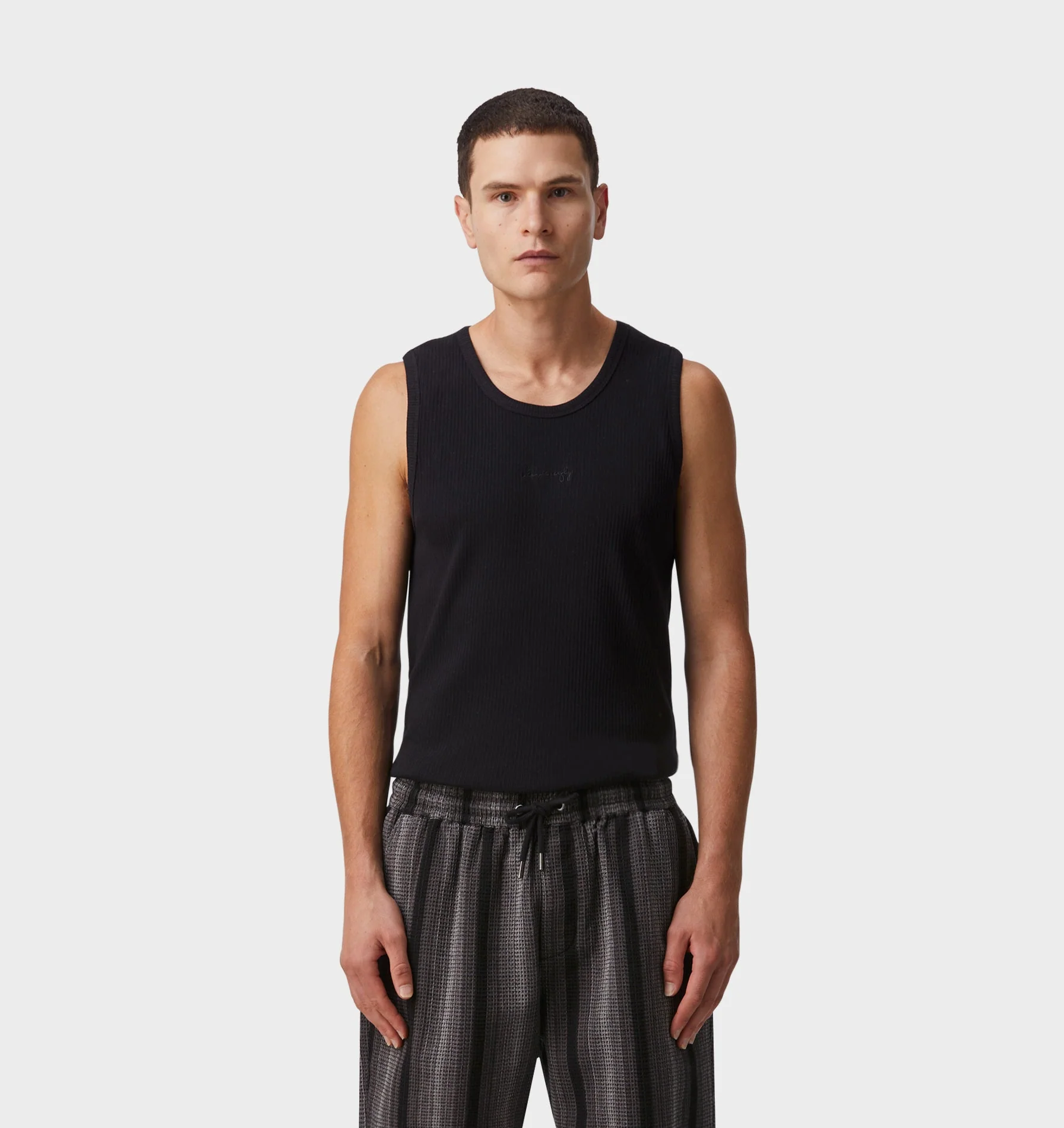 Colourway:Ribbed Tank Top